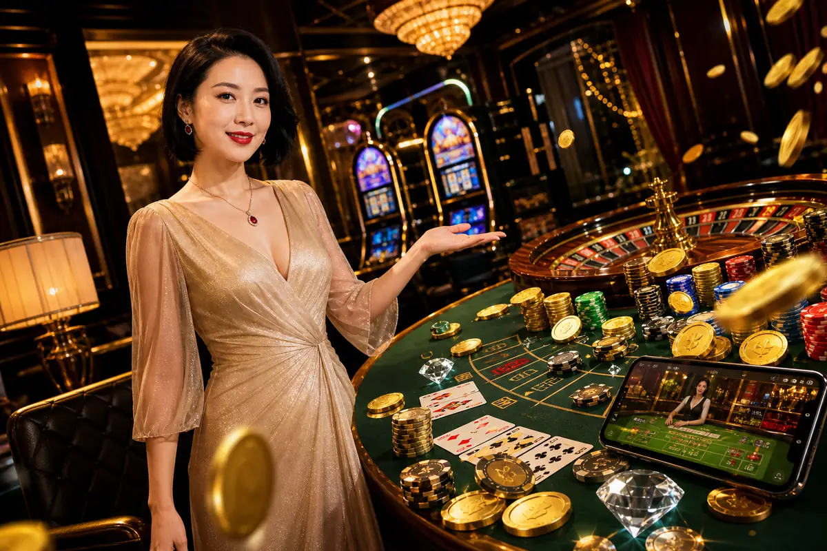 gonbet88 Casino live dealer baccarat meja